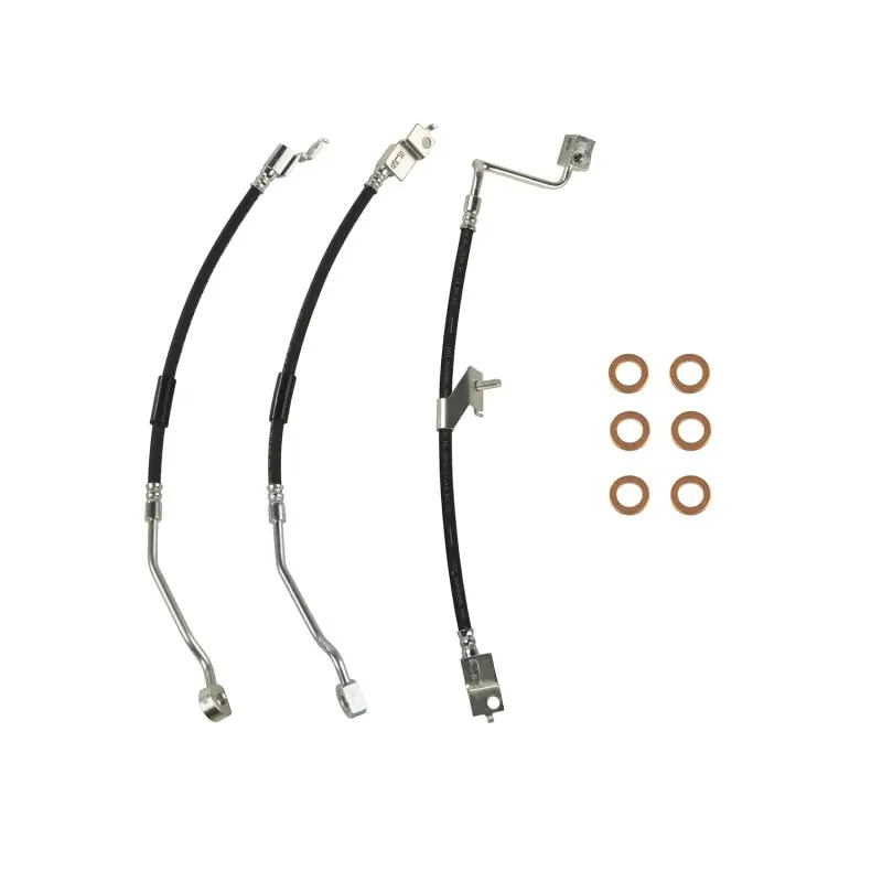 Warranty Included Omix Brake Hose Kit- 97-06 Jeep Wrangler TJ