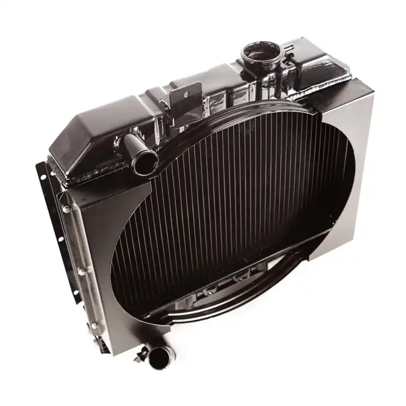 Omix Radiator w/ Fan Shroud 2 Row- 41-52 Willys Models Warranty Included