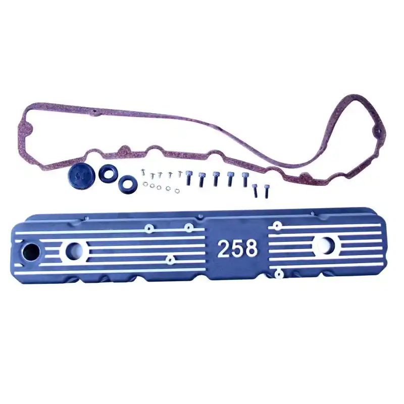 Omix Aluminum Valve Cover Blk 258 81-87 CJ & Wrangler Free Delivery