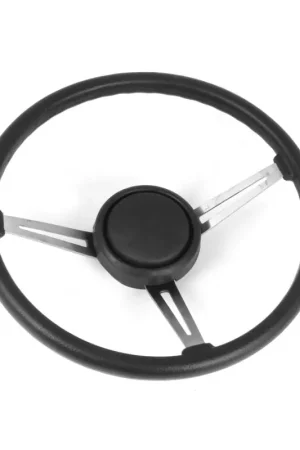Bargain Omix Steering Wheel Kit Leather 76-95 CJ & Wrangler