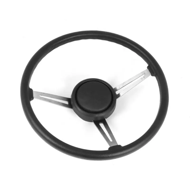 Bargain Omix Steering Wheel Kit Leather 76-95 CJ & Wrangler