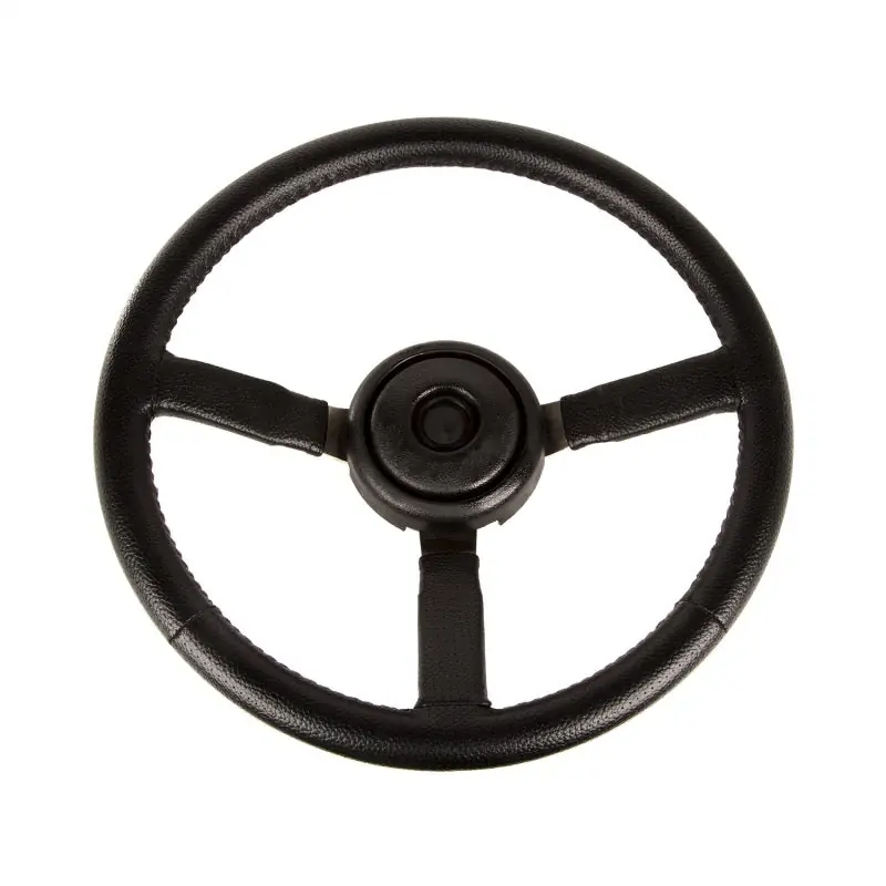 Omix Steering Wheel Sport Leather Black- Jeep XJ/YJ Fast Shipping