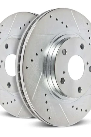 Best Price Power Stop 22-24 Ford Maverick Rear Drilled & Slotted Rotor (Pair)