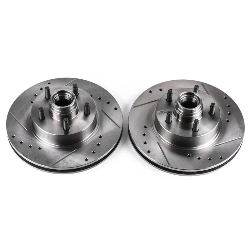 Top Rated Power Stop 95-01 Ford Explorer Front Evolution Drilled & Slotted Rotors - Pair