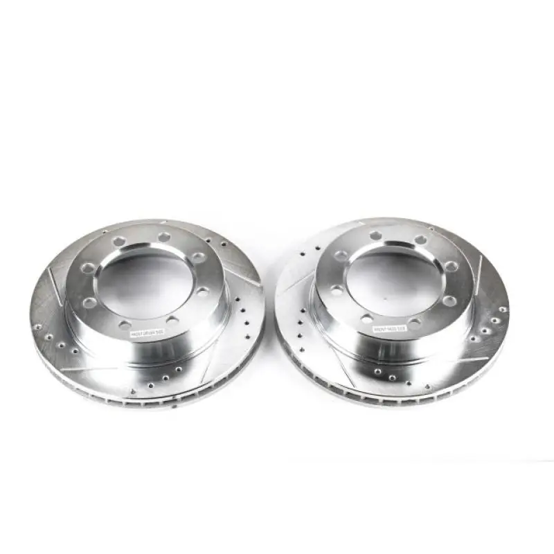 Time-Limited Power Stop 95-99 Ford F-250 Front Evolution Drilled & Slotted Rotors - Pair