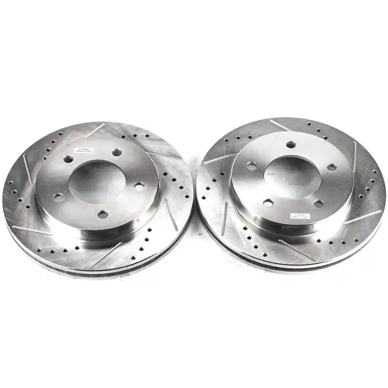 Buy Online Power Stop 97-03 Ford F-150 Front Evolution Drilled & Slotted Rotors - Pair