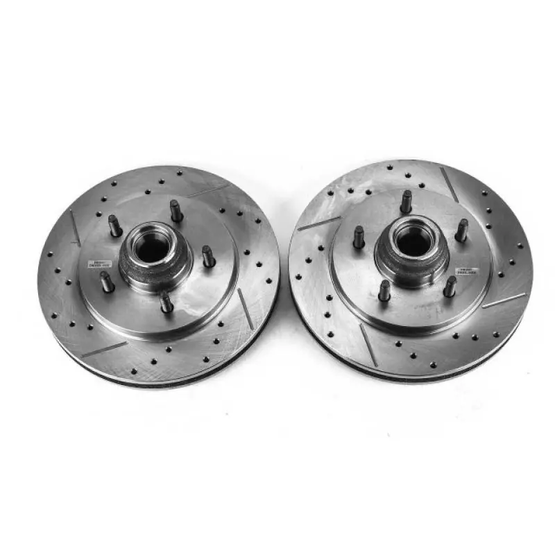 Power Stop 97-00 Ford Expedition Front Evolution Drilled & Slotted Rotors - Pair Hot Picks