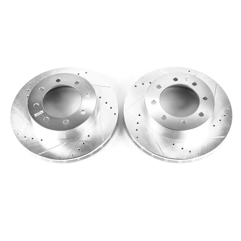 Buy Online Power Stop 00-04 Ford F-550 Super Duty Front Drilled & Slotted Rotor - Pair