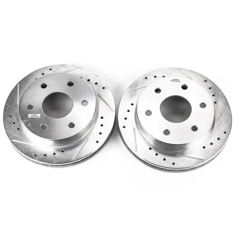 Bulk Order Power Stop 99-00 Cadillac Escalade Front Evolution Drilled & Slotted Rotors - Pair