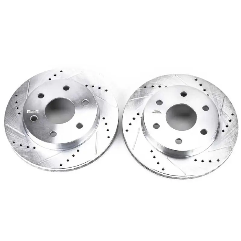 Power Stop 02-06 Cadillac Escalade Front Evolution Drilled & Slotted Rotors - Pair Buy Direct