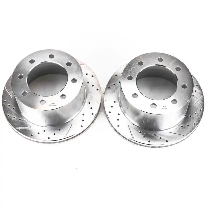 Power Stop 03-08 Chevrolet Express 3500 Rear Evolution Drilled & Slotted Rotors - Pair Original
