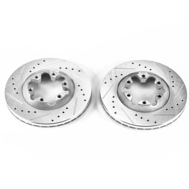 Best Price Power Stop 04-08 Chevrolet Colorado Front Evolution Drilled & Slotted Rotors - Pair