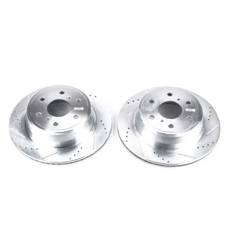 Certified Power Stop 07-18 Chevrolet Silverado 1500 Rear Evolution Drilled & Slotted Rotors - Pair