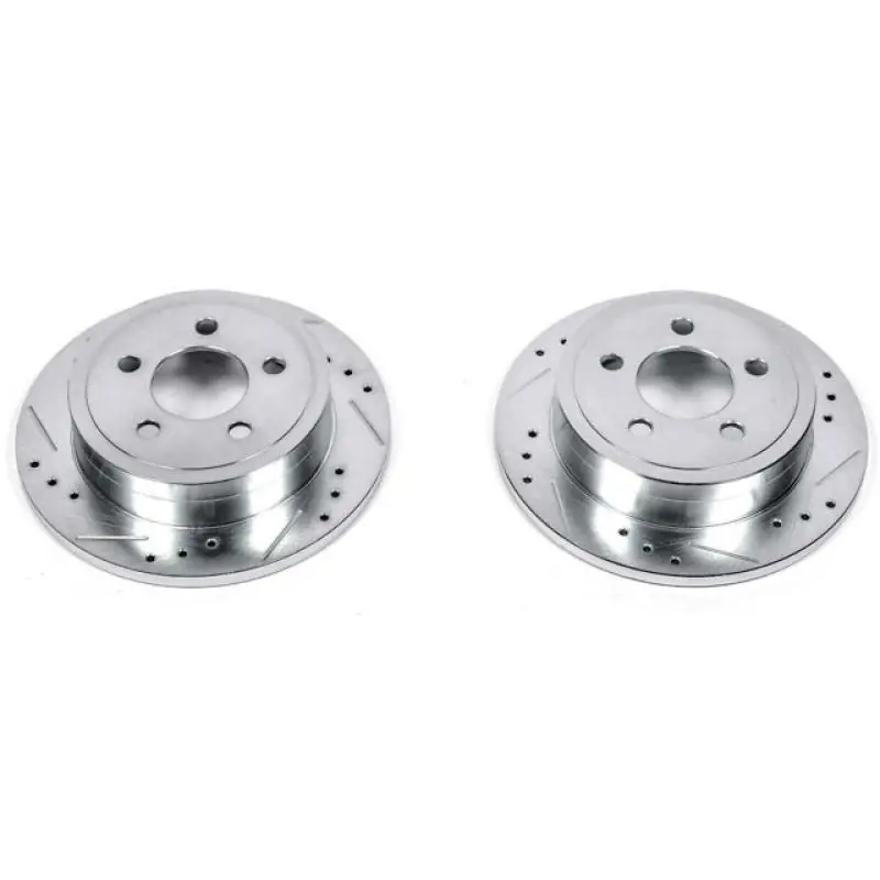 Popular Power Stop 03-07 Jeep Liberty Rear Evolution Drilled & Slotted Rotors - Pair