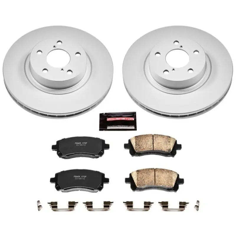 Power Stop 98-02 Subaru Forester Front Z17 Evolution Geomet Coated Brake Kit Buy Today
