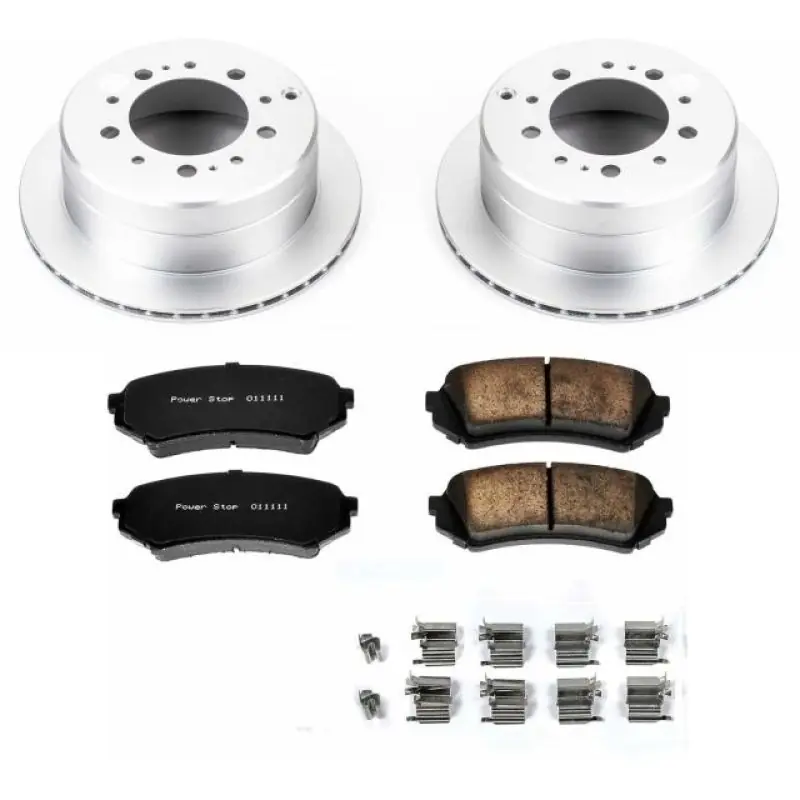 Power Stop 98-07 Lexus LX470 Rear Z17 Evolution Geomet Coated Brake Kit Bulk Order