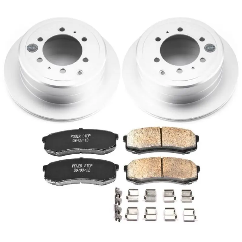 Order Now Power Stop 96-97 Lexus LX450 Rear Z17 Evolution Geomet Coated Brake Kit