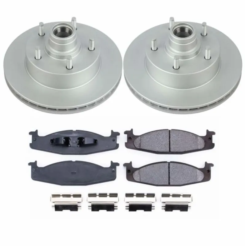 Power Stop 94-01 Ford E-150 Front Z17 Evolution Geomet Coated Brake Kit Clearance