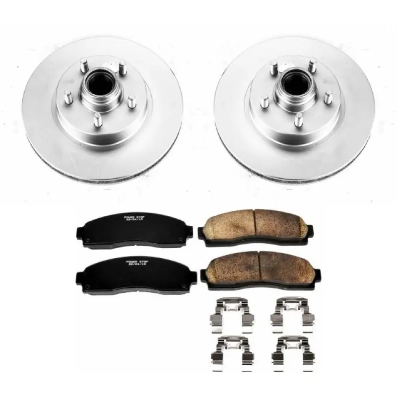 Money Back Guarantee Power Stop 03-09 Ford Ranger Front Z17 Evolution Geomet Coated Brake Kit