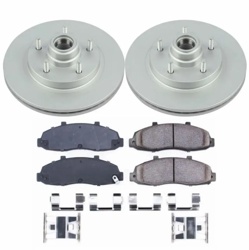 Power Stop 97-00 Ford F-150 Front Z17 Evolution Geomet Coated Brake Kit Limited Time