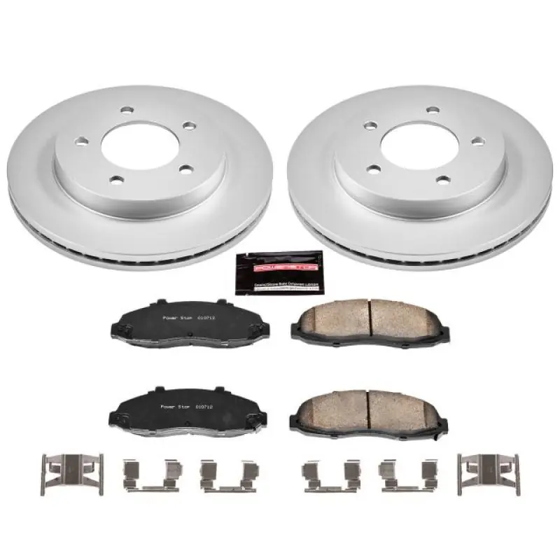 Power Stop 97-03 Ford F-150 Front Z17 Evolution Geomet Coated Brake Kit High Quality