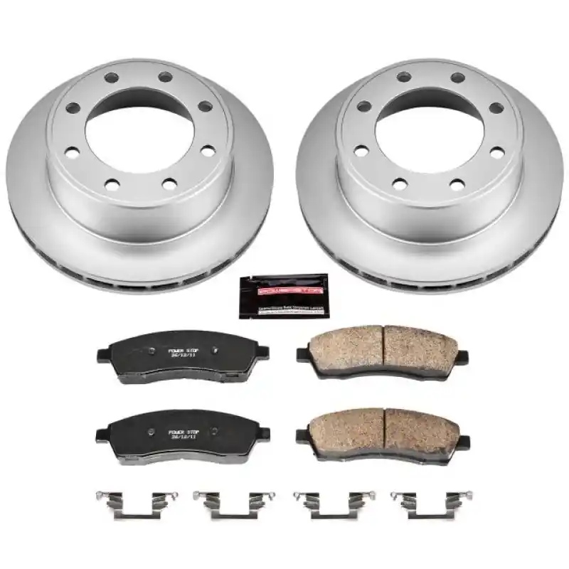 Power Stop 00-05 Ford Excursion Rear Z17 Evolution Geomet Coated Brake Kit Final Sale
