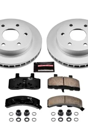 Best Price Power Stop 99-00 Cadillac Escalade Front Z17 Evolution Geomet Coated Brake Kit