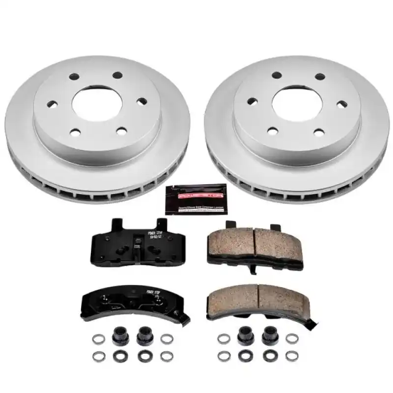 Best Price Power Stop 99-00 Cadillac Escalade Front Z17 Evolution Geomet Coated Brake Kit