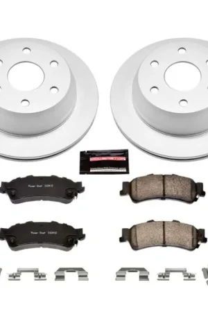 Worldwide Shipping Power Stop 03-05 Chevrolet Astro Rear Z17 Evolution Geomet Coated Brake Kit