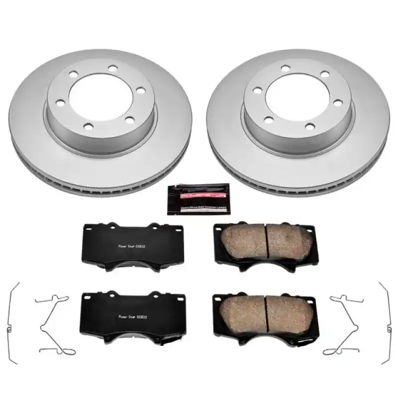 Power Stop 01-07 Toyota Sequoia Front Z17 Evolution Geomet Coated Brake Kit Buy Online