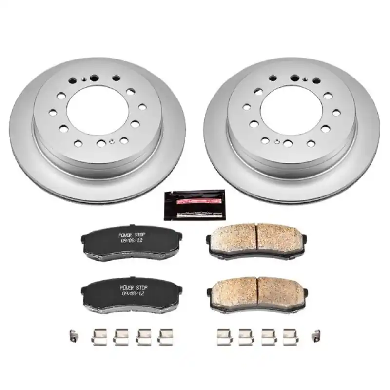 Limited Time Power Stop 03-09 Lexus GX470 Rear Z17 Evolution Geomet Coated Brake Kit