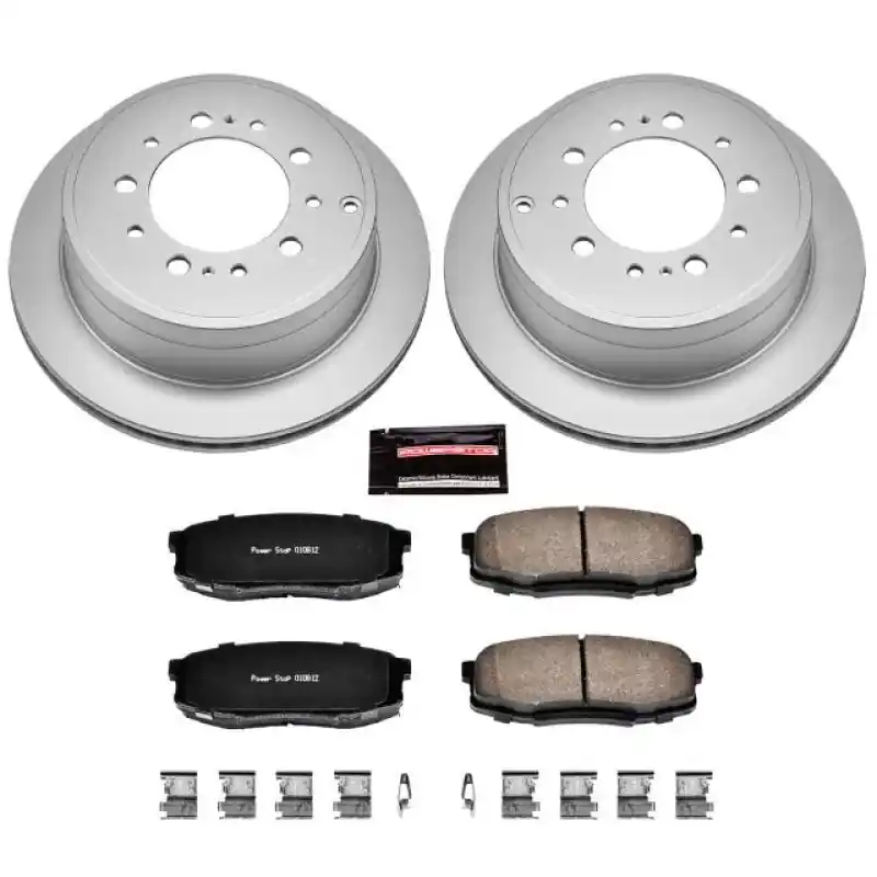 Power Stop 08-11 Lexus LX570 Rear Z17 Evolution Geomet Coated Brake Kit Worldwide Shipping