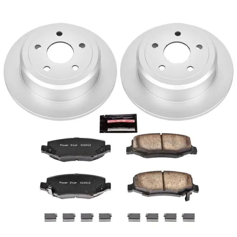 Power Stop 07-17 Jeep Wrangler Rear Z17 Evolution Geomet Coated Brake Kit New Arrival