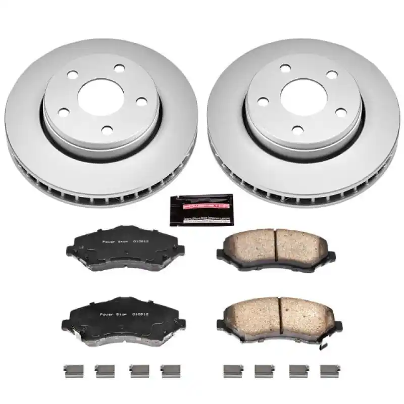 Power Stop 07-17 Jeep Wrangler Front Z17 Evolution Geomet Coated Brake Kit Budget