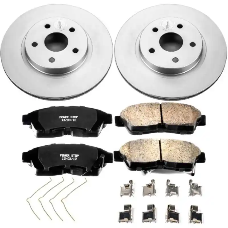 Seasonal Sale Power Stop 96-00 Toyota RAV4 Front Z17 Evolution Geomet Coated Brake Kit