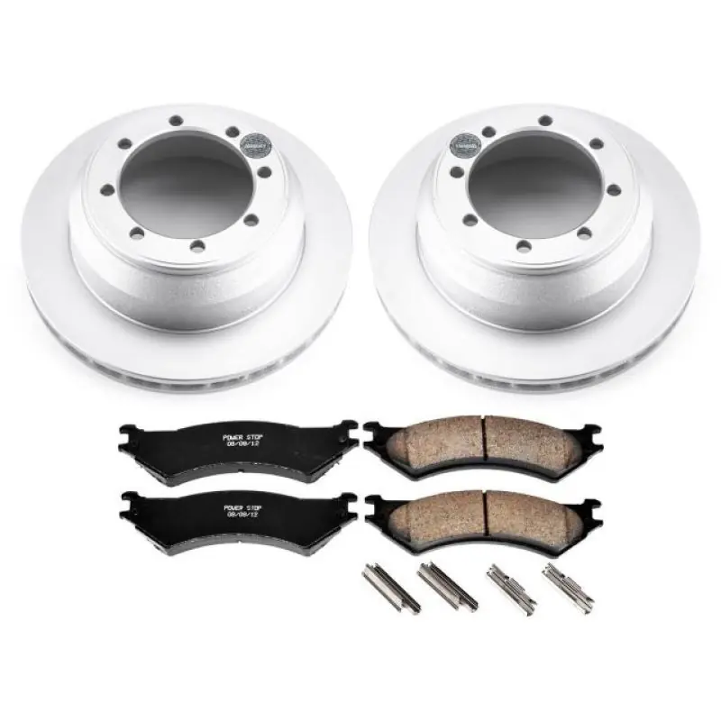 Power Stop 03-05 Ford E-350 Club Wagon Rear Z17 Evolution Geomet Coated Brake Kit Save Now