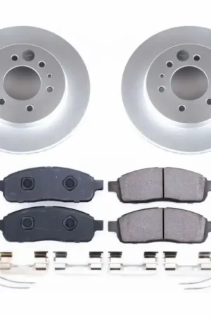 Affordable Power Stop 2009 Ford F-150 Front Z17 Evolution Geomet Coated Brake Kit