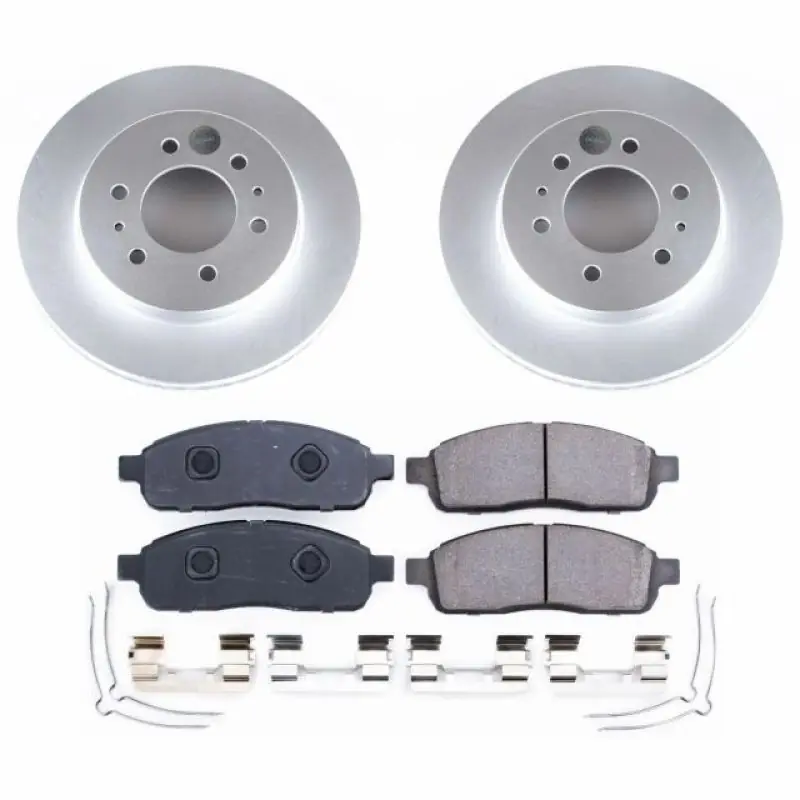 Affordable Power Stop 2009 Ford F-150 Front Z17 Evolution Geomet Coated Brake Kit