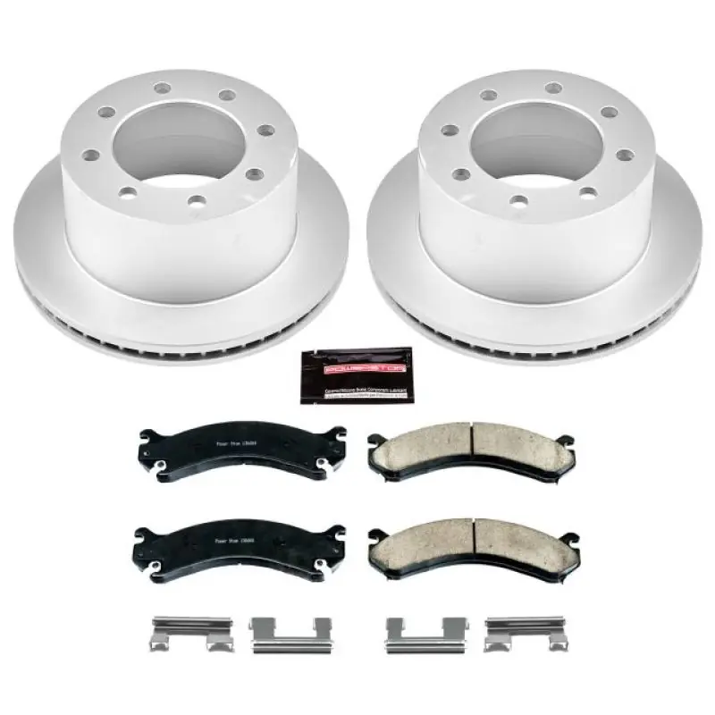 Power Stop 01-06 Chevrolet Silverado 3500 Rear Z17 Evolution Geomet Coated Brake Kit Secure Checkout