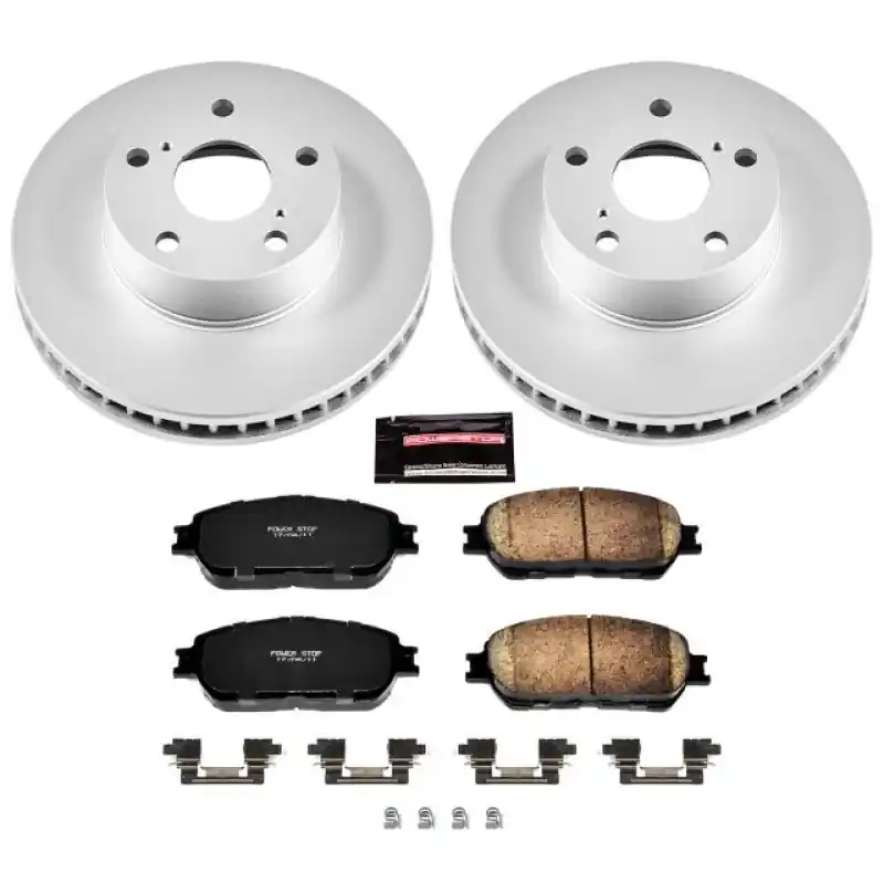 Mega Sale Power Stop 05-15 Toyota Tacoma Front Z17 Evolution Geomet Coated Brake Kit