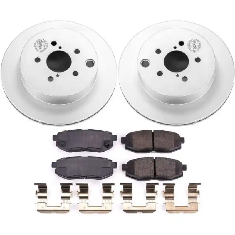 Warranty Included Power Stop 14-18 Subaru Forester Rear Z17 Evolution Geomet Coated Brake Kit