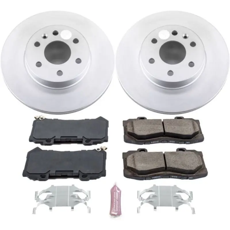 Budget Power Stop 15-18 Chevrolet Colorado Front Z17 Evolution Geomet Coated Brake Kit
