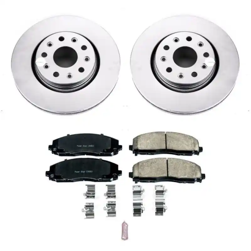 Power Stop 18-19 Jeep Wrangler Front Z17 Evolution Geomet Coated Brake Kit Direct From Manufacturer