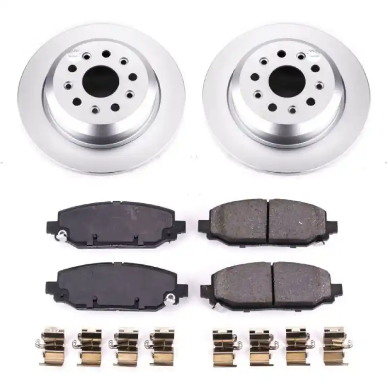 Top Rated Power Stop 18-19 Jeep Wrangler Rear Z17 Evolution Geomet Coated Brake Kit