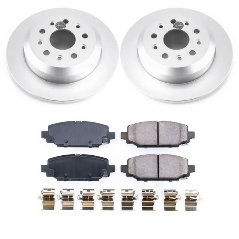 Power Stop 18-19 Jeep Wrangler Rear Z17 Evolution Geomet Coated Brake Kit Warranty Included