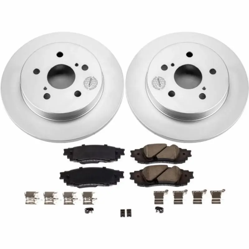Sale Power Stop 2019 Lexus ES350 Rear Z17 Evolution Geomet Coated Brake Kit