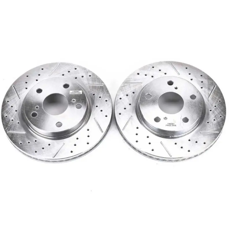 Special Discount Power Stop 10-12 Lexus HS250h Front Evolution Drilled & Slotted Rotors - Pair