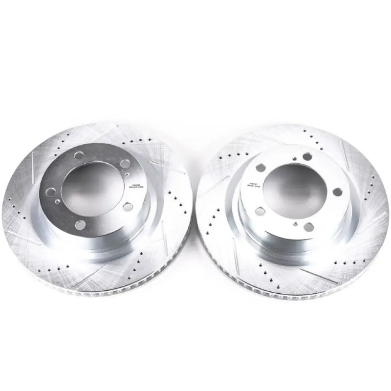 Instant Buy Power Stop 16-21 Toyota Land Cruiser Front Evolution Drilled & Slotted Rotors - Pair
