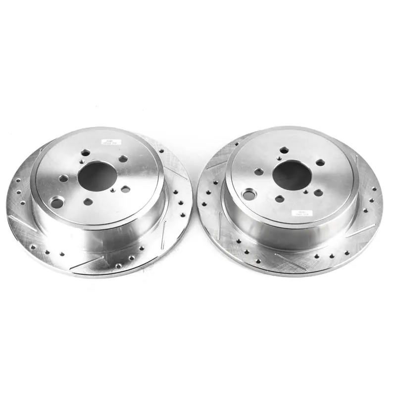 Power Stop 13-16 Subaru BRZ Rear Evolution Drilled & Slotted Rotors - Pair Editor’s Pick