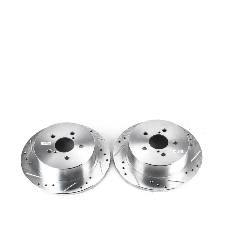 Power Stop 05-09 Subaru Legacy Rear Evolution Drilled & Slotted Rotors - Pair Cheap